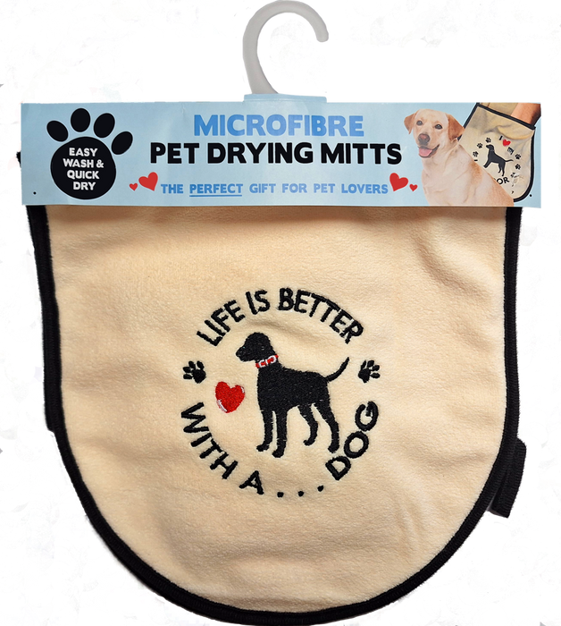 Pet Dog Drying Mitts