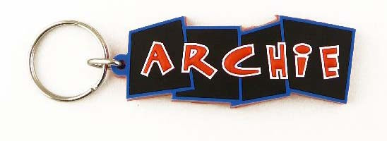 Bendy keyrings - boys names - suitable for keys or bags