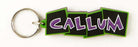 Bendy keyrings - boys names - suitable for keys or bags