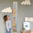 Canvas Height Charts with boys' and girls' names - 60cm - 170cm