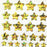 Pack of Sparkly Prismatic Stickers - 25 Stars