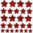 Pack of Sparkly Prismatic Stickers - 25 Stars