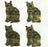 Pack of Sparkly Prismatic Stickers - 4 Cats