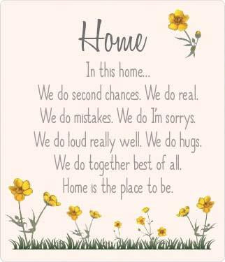 Buttercup Plaque - Home