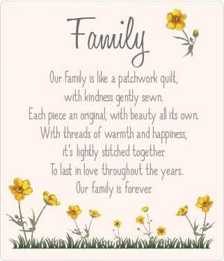 Buttercup Plaque - Family