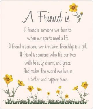 Buttercup Plaque - A Friend