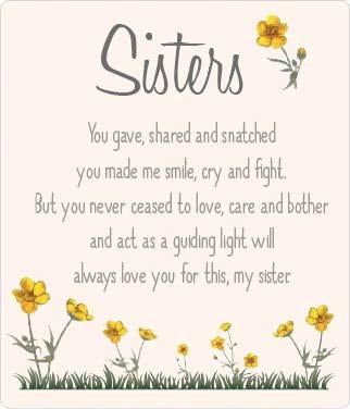 Buttercup Plaque - Sisters