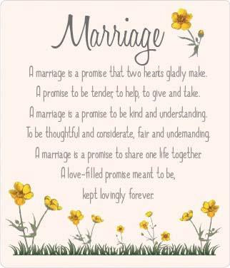 Buttercup Plaque - Marriage