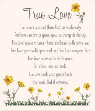 Buttercup Plaque - True Love