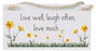 Buttercup Hanging Sign - Live Well
