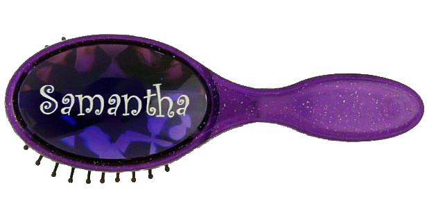 BJH082 Girls Bejewelled Hairbrush - Samantha