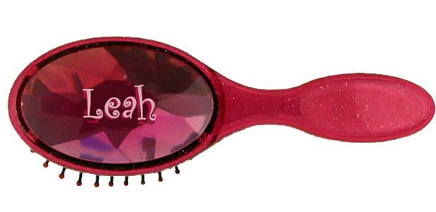 BJH114 Girls Bejewelled Hairbrush - Leah