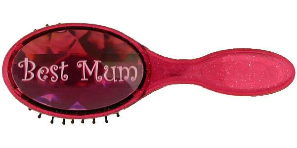 BJH164 Best Mum Bejewelled Hairbrush