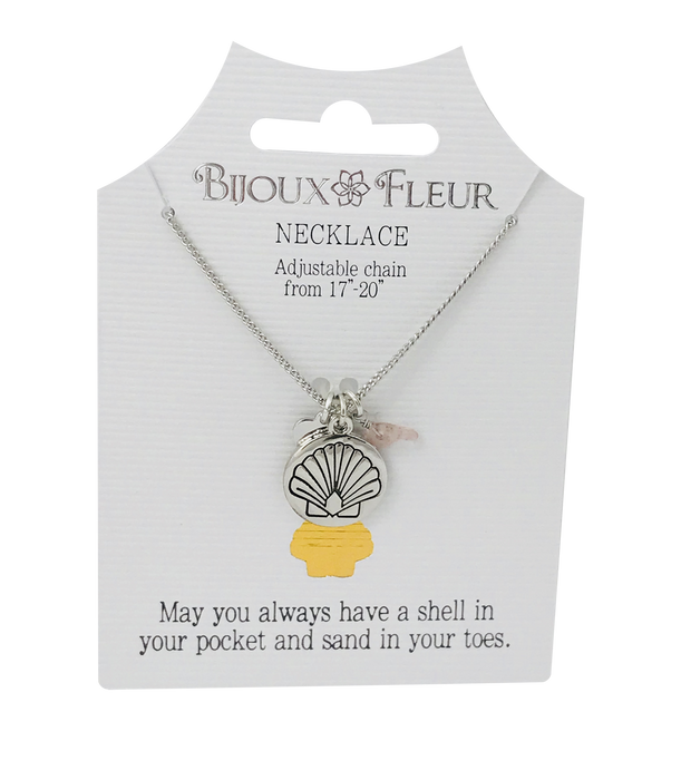 Paw Print Fleur Necklace