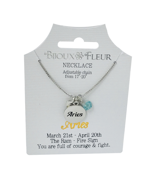 Bijoux Fleur Necklace - Zodiac Signs