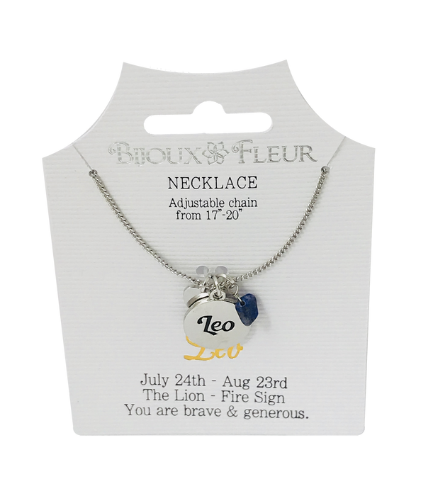 Bijoux Fleur Necklace - Zodiac Signs