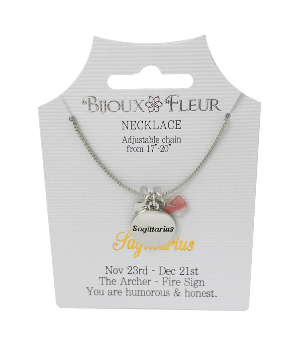 Bijoux Fleur Necklace - Zodiac Signs