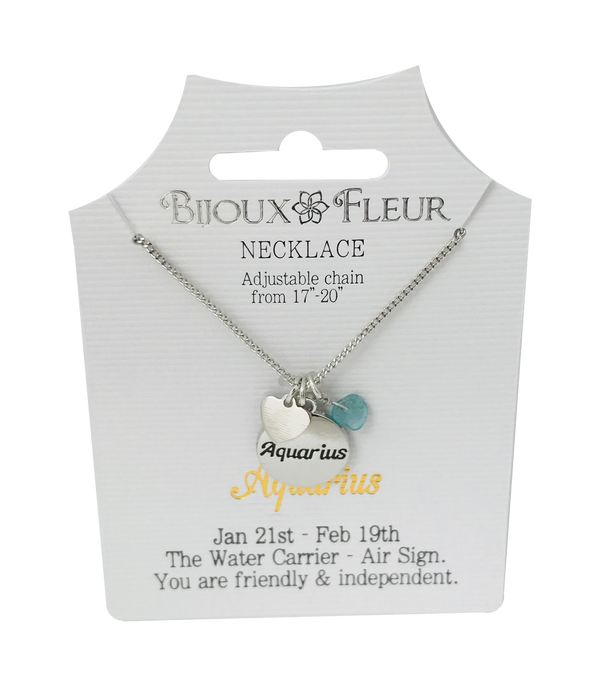 Bijoux Fleur Necklace - Zodiac Signs