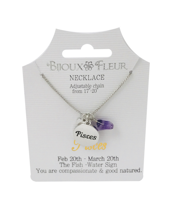 Bijoux Fleur Necklace - Zodiac Signs