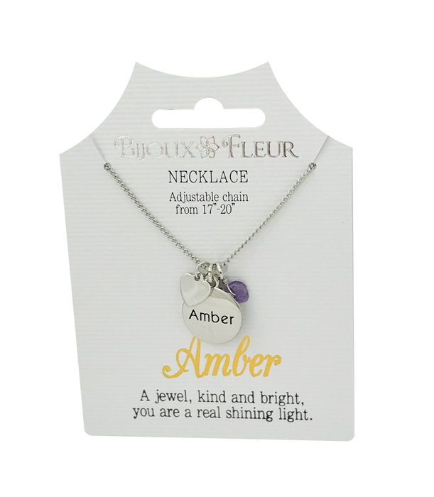 Amber Bijoux Fleur Necklace