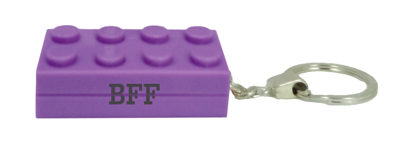 Brick Torch Keyrings - Boys Names