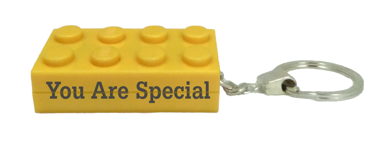 Brick Torch Keyrings - Boys Names