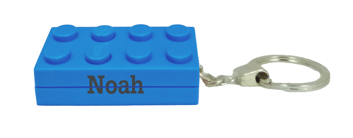 Brick Torch Keyrings - Boys Names