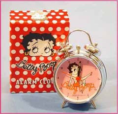 BP1033 Betty Boop 3&#34; Pink Clock