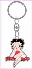 BP1109 Betty Boop Sitting On Name Keyring