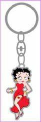BP1111 Betty Boop In Dress Keyring