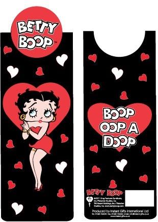 BP2069 Betty Boop Black Hearts Bookmark