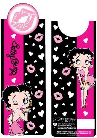 BP2071 Betty Boop Black & Pink Bookmark