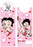 BP2074 Betty Boop Pink Hearts & Stars Bookmark