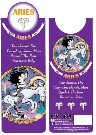 BP2086 Betty Boop Aries Bookmark