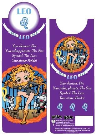 BP2090 Betty Boop Leo Bookmark
