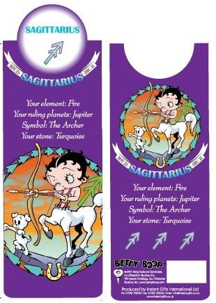 BP2094 Betty Boop Sagittarius Bookmark