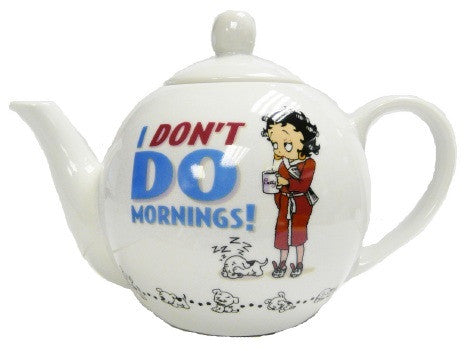 BP2105 Betty Boop I Don't Do Mornings Teapot