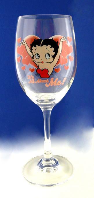 BP2111 Betty Boop Wine Glass - It's All About Me