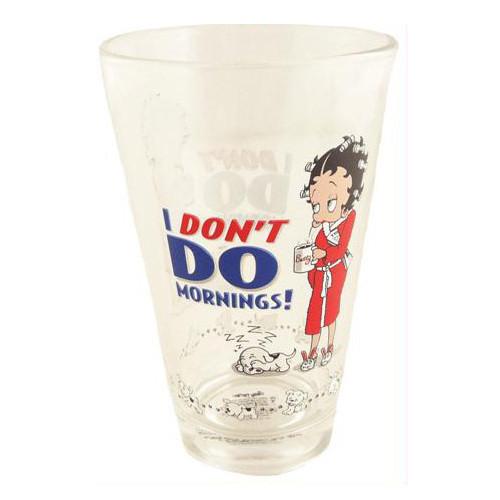 BP2125 Betty Boop 1/2 Pint Glass - I Don't Do Mornings