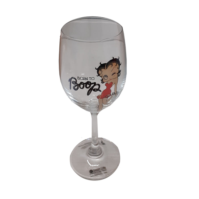 Betty Boop Wine Glass