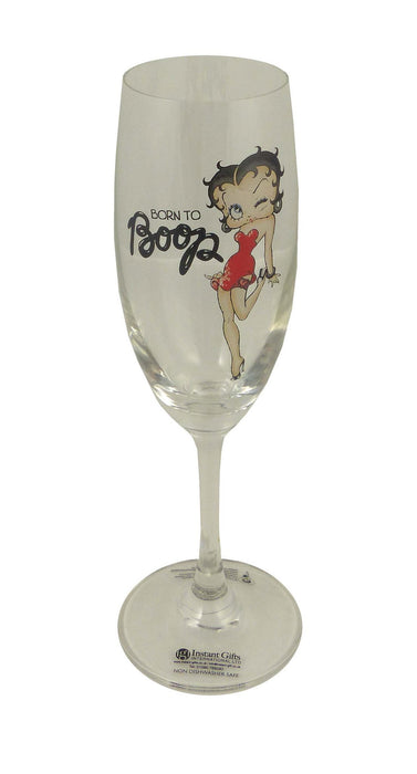Betty Boop Flute Wine Glass