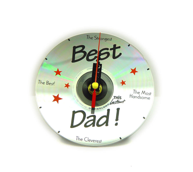 CD Clock Best Dad 