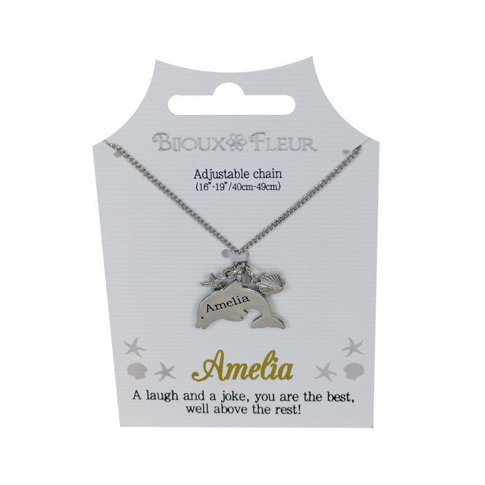 Bijoux Fleur Dolphin Necklace - Names