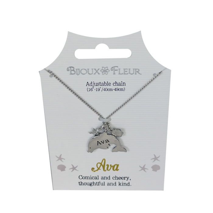 Bijoux Fleur Dolphin Necklace - Names