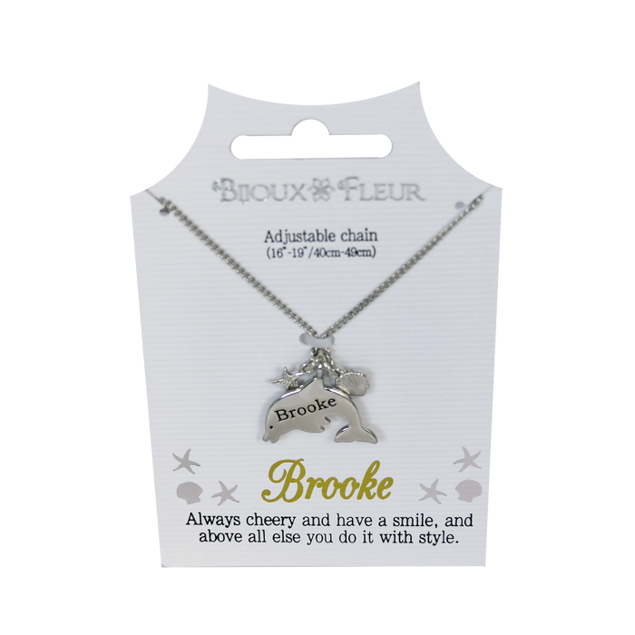 Bijoux Fleur Dolphin Necklace - Names