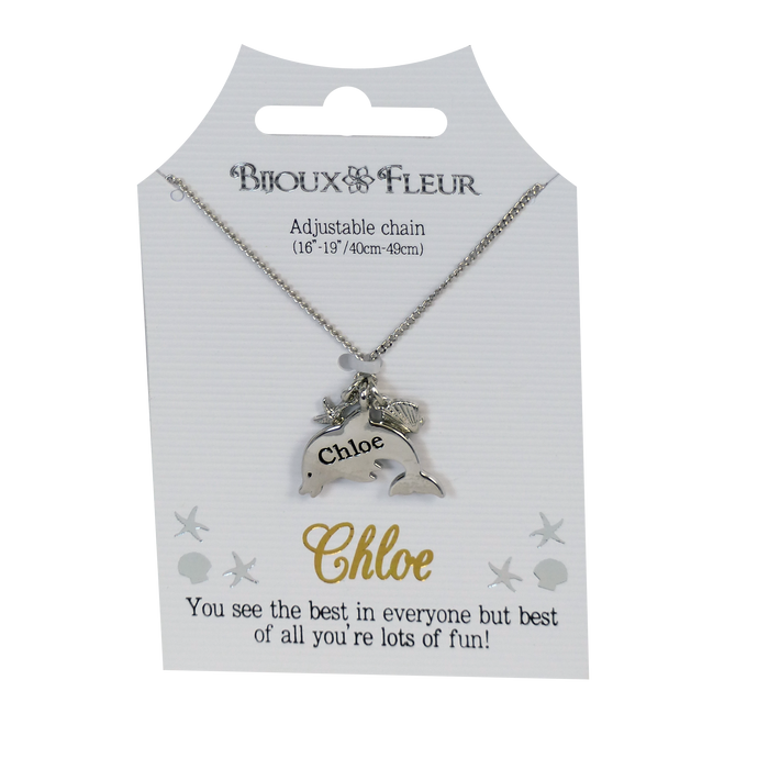 Bijoux Fleur Dolphin Necklace - Names