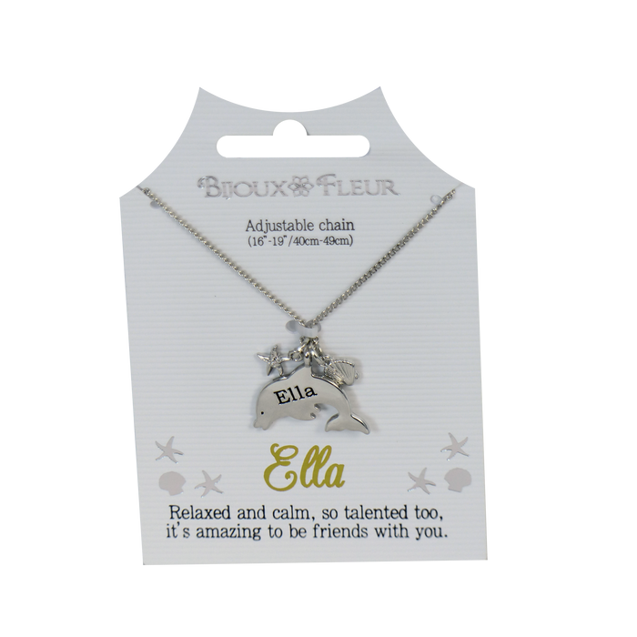 Bijoux Fleur Dolphin Necklace - Names