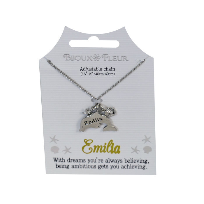 Bijoux Fleur Dolphin Necklace - Names