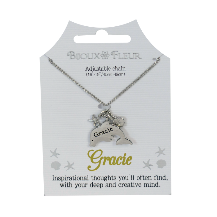 Bijoux Fleur Dolphin Necklace - Names