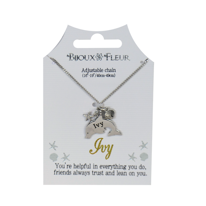 Bijoux Fleur Dolphin Necklace - Names